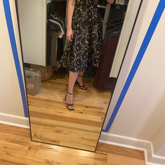 Lulu's Black Lace Midi Dress - Picture 1 of 3